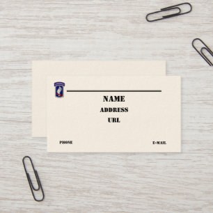 173. im Flugzeug Brigade untersucht Visitenkarte