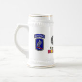 173. Im Flugzeug Brigade Vietnam Veteran Bierglas (Links)