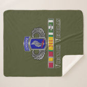 173. Im Flugzeug Brigade Vietnam Veteran Sherpadecke (Vorderseite (Horizontal))