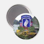 173. im Flugzeug Brigade vietnam war vets Magnet (Vorderseite/Rückseite)