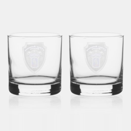 173. Im Flugzeug Brigade Whiskyglas (Rückseite)