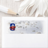 173. im Flugzeug Division Beret Patch Rücksendeadr (Insitu)