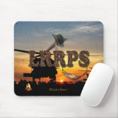 173. im Flugzeug LRPS LRRP vietnam vets Mousepad (Mit Mouse)