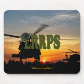 173. im Flugzeug LRPS LRRP vietnam vets Mousepad (Vorne)