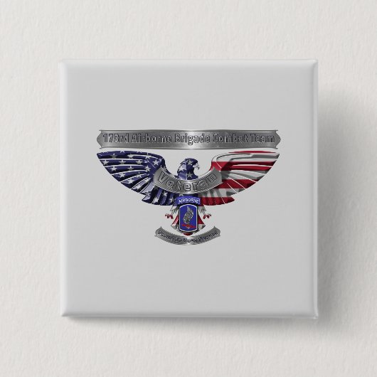 173. Im Flugzeug "Stolz, bedient zu haben" Button (Vorderseite)