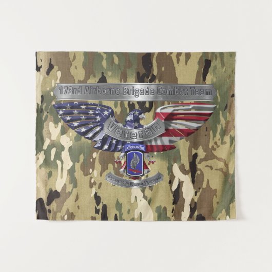 173. Im Flugzeug "Stolz, bedient zu haben" Wandteppich (Vorderseite (Horizontal))