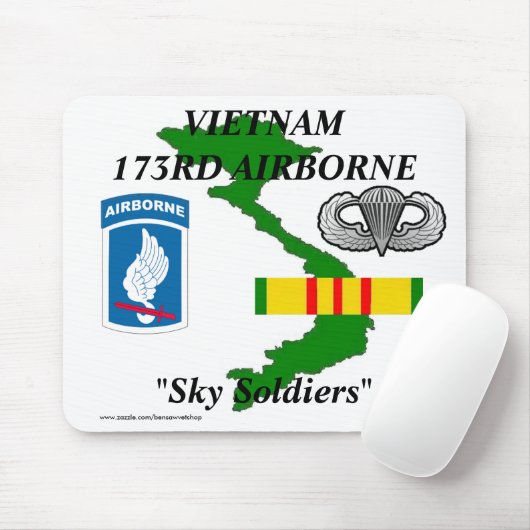 173. Im Flugzeug Vietnam Mousepad 1/w (Mit Mouse)