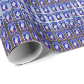 173. im Flugzeug "vietnam war veterans vets patch" Geschenkpapier (Rolleneckpunkt)