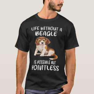 173 Leben ohne Beagle T-Shirt