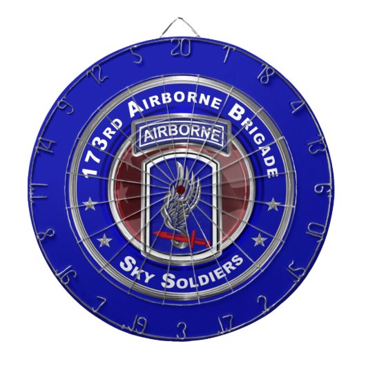 173. luftlandebrigadekampfteam dartscheibe (vorne)