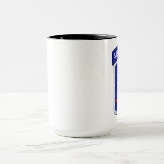 173rd ABN BDE im Flugzeug Tasse (Zentrum)