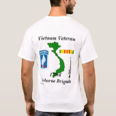 173rd Im Flugzeug BDE W T-Shirt (Rückseite)