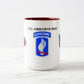 173RD IM FLUGZEUG BRIGADEN-TASSE ZWEIFARBIGE TASSE (Mittel)