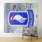 173rd IM FLUGZEUG DIV. (HIMMEL-SOLDAT-) FOTO BKGND Wandteppich (Beispiel (Horizontal))