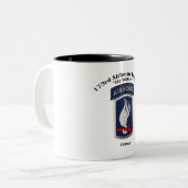 173rd Im Flugzeug "Himmel-Soldat-" - Schale Zweifarbige Tasse (Vorderseite Links)