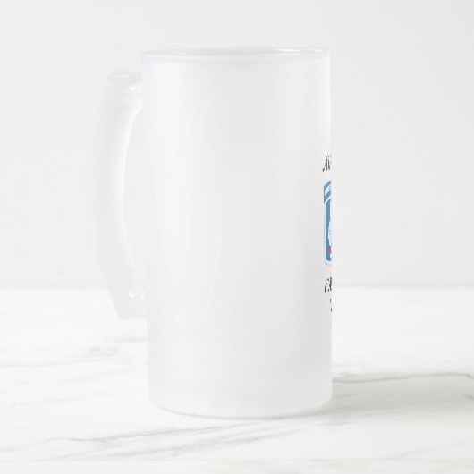 173rd Im Flugzeug mattierte Tasse (Vorderseite Links)