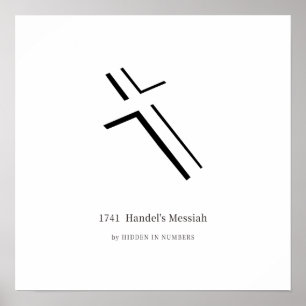 1741 Händels Messiah Minimalist Poster