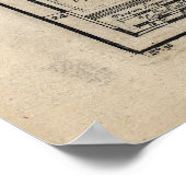 1747 Neue und genaue Karte von Persia Emanuel Bowe Poster (Ecke)