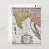 1748 Homann Heirs Karte von Indien und Südostasien (Vorne/Hinten)