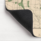 174 Äpfel, Birnen, Hauptregionen Mousepad (Ecke)