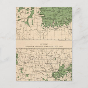 174 Äpfel, Birnen, Hauptregionen Postkarte