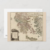 1752 Karte des antiken Griechenlands (Vorne/Hinten)