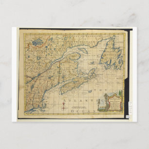 1758 New England & Nova Scotia Karte Thomas Kitchi