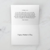 1774 Seagulls bei Sandy Beach Mother's Day Card Karte (Innenseite)