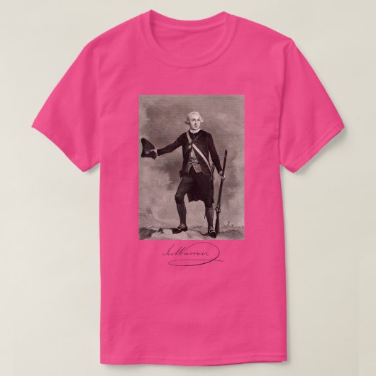 1775 General Joseph Warren Schlacht von Bunker Hil T-Shirt (Design vorne)