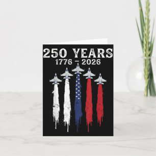 1776-2026 250. Geburtstag USA 250 Jahre Jubiläum Karte