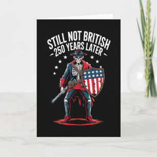 1776 2026 250 Jahre immer noch nicht britisch 250 Karte