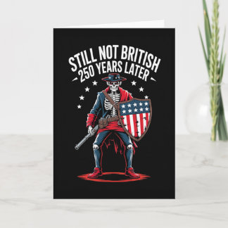 1776 2026 250 Jahre immer noch nicht britisch 250 Karte