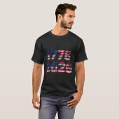 1776-2026 250th Birthday American Flag Eagle Shirt (Vorne ganz)