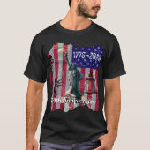 1776–2026 250th Birthday Anniversary T-Shirt (Vorderseite)