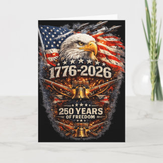 1776-2026 Adler 250 Jahre Freiheit Patriot Ameri Karte