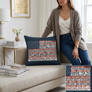 1776-2026 America 250. Jubiläum Präsidenten Auto Kissen