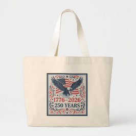 1776 2026 Amerika 250 Jahre Patriotischer Eagle To Jumbo Stoffbeutel