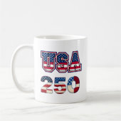 1776–2026 Amerika-Jubiläum Kaffeetasse (Links)
