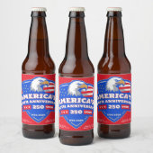 1776–2026 Eagle Shield • Custom Homebrew Label USA Bierflaschenetikett (Flaschen)
