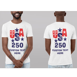 1776–2026 Halbquincentennial Patriotisches USA 250 T-Shirt