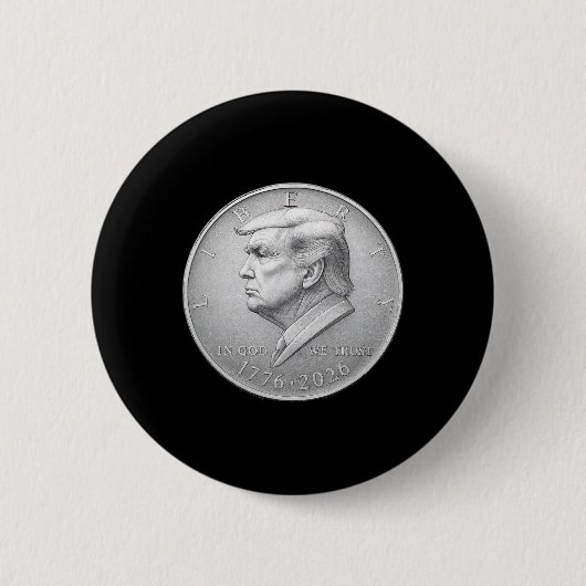1776 2026 Liberty-Münze Button (Vorderseite)