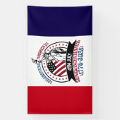 1776–2026 Patriotic Semiquincentennial Design Banner (Vertikal)