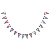1776–2026 QR Bunting • Edit Text & Link in Minutes Wimpelkette (Alle)