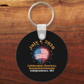 1776-2026 Unabhängigkeit, Missouri Americas 250. Schlüsselanhänger (Vorderseite)