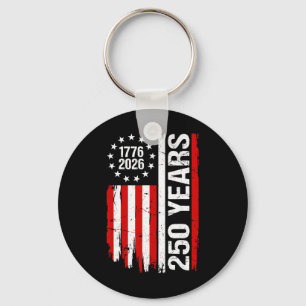 1776 2026 USA-Flagge - Cool 250. Jubiläum 4. Juli Schlüsselanhänger