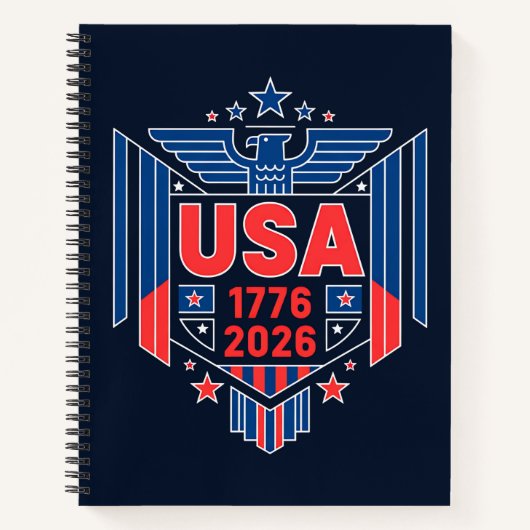 1776-2026 USA NOTIZBLOCK (Vorderseite)