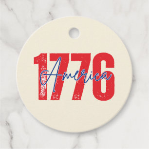 '1776 America' 250. Jahrestag 4. Juli Creme Geschenkanhänger
