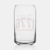 1776 America 250 Years for Freedom Dosenglas (Rückseite)