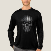 1776 American Flag Skull Long Sleeve Shirt | USA  (Vorderseite)