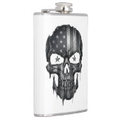 1776 American Flag Skull Patriotic USA 250th Flask Flachmann (Rechts)